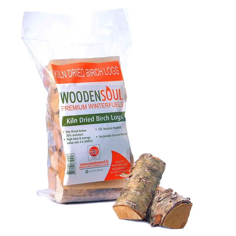 Kiln Dried Logs in Plastic bags. Firewood